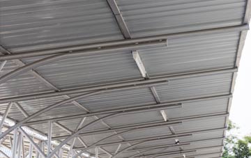 installing Bennetts End metal roofing